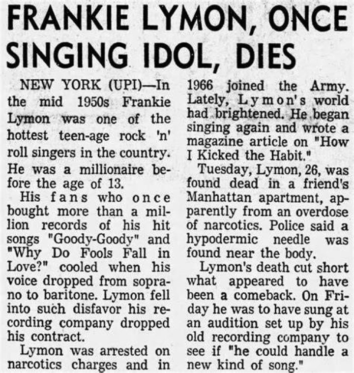 The Tragic Tale of Frankie Lymon: A Musical Legend Remembered